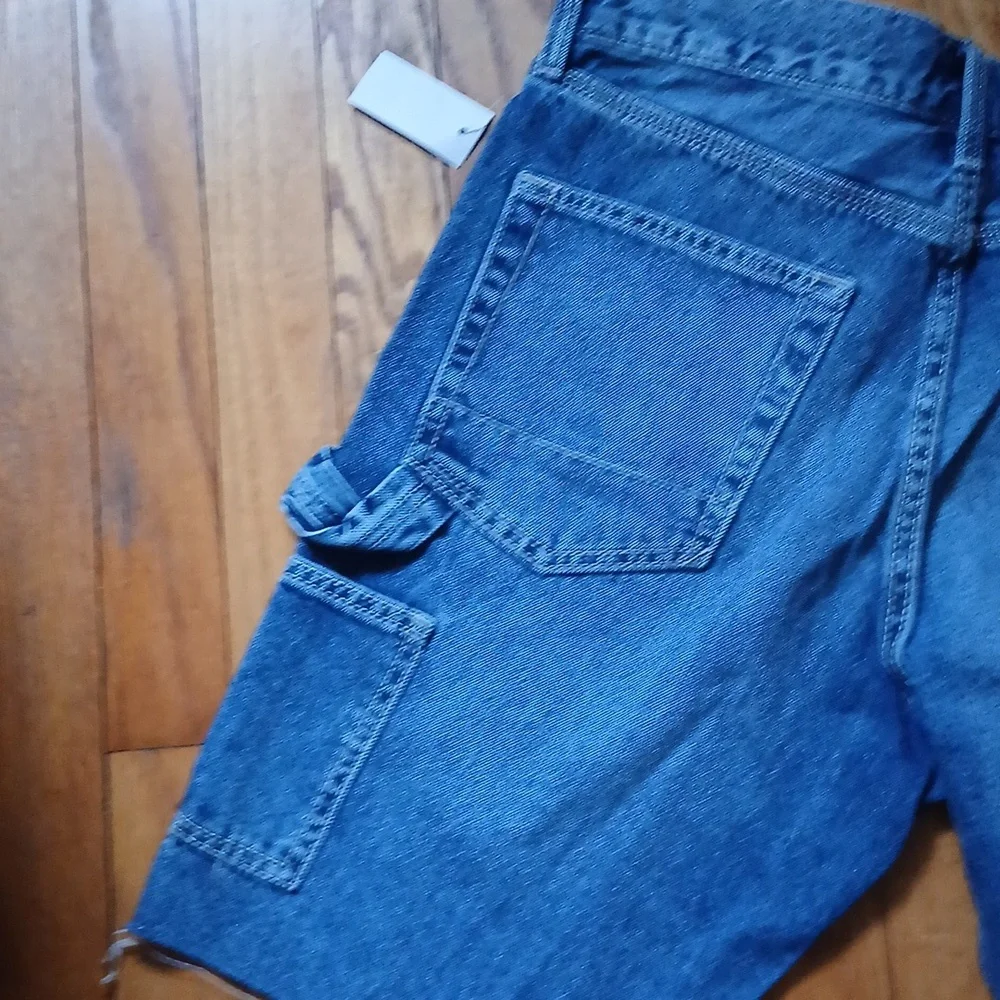 Denim Carpenter Shorts - Blue